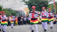 Tari-tarian Khas Maluku Pukau Laskar Gerhana di Fort Oranje