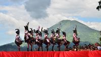 Tarian Topeng Anak SD Khas Lampung Barat, Keren!