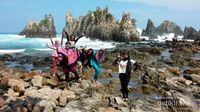 Teluk Kiluan Punya Bebatuan Karang yang Eksotis