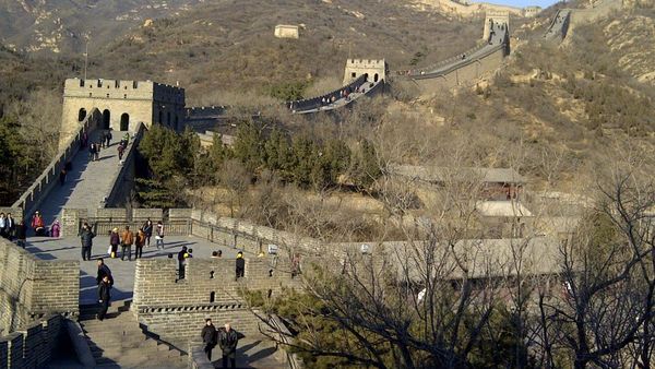 Tembok Besar China di Akhir Musim Dingin