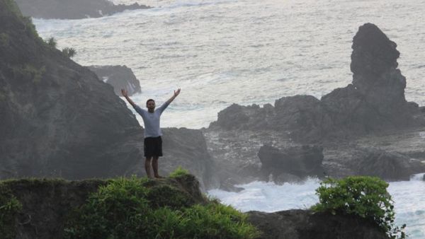 Uji Nyali di Pantai Siung, Gunungkidul