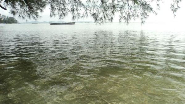 Wakatobi? Bukan, Ini Pantai Tambak Udang di Bangka