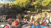Wisata Air di Sungai Oyo Gunungkidul, Cocok Untuk si Buah Hati