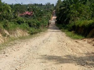 Sudah Diperkeras, Ini Kondisi Jalan Era Soeharto yang Sempat Berlumpur Sudah Diperkeras, Ini Kondisi Jalan Era Soeharto yang Sempat Berlumpur