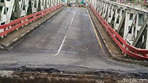 Kondisi Terkini Jembatan Pantura di Pekalongan yang Ambles