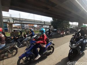 Kerusakan Selesai Diperbaiki, Pertigaan Caman Kalimalang Bisa Dilewati