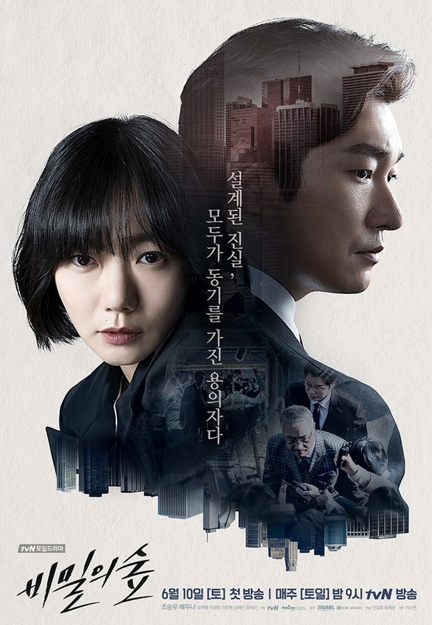 Poster Stranger (Secret Forest) Poster utama drama Stranger yang menampilkan kedua tokoh utama
