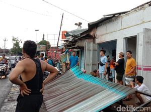 Puting Beliung Terjang Pasar Sraten Banyuwangi, Rumah dan Toko Warga Rusak