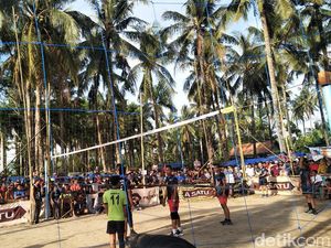 Dipasang Garis Polisi, Tarkam Voli di Pandeglang Akhirnya Dibubarkan