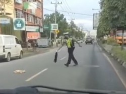 Viral Angkat-Kubur Kucing Mati dari Jalanan, Polantas di Sumut Dipuji Kapolda