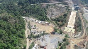 Penampakan Proyek Bendungan Sumbawa Barat dari Udara