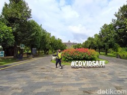 Jateng Di Rumah Saja, Suasana Candi Borobudur Sepi