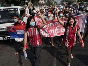 Redam Aksi Protes, Akses Internet di Myanmar Kembali Dipadamkan Redam Aksi Protes, Akses Internet di Myanmar Kembali Dipadamkan