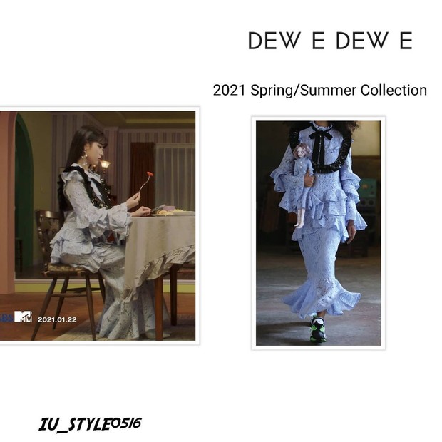 Gaya fashion IU di MV 'Celebrity'