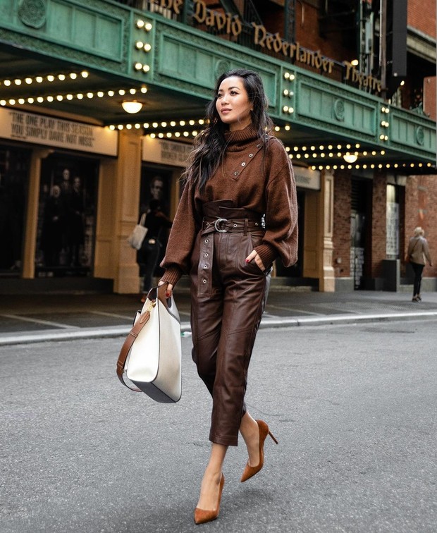 Foto: Instagram.com/wendyslookbook atas bawah senada