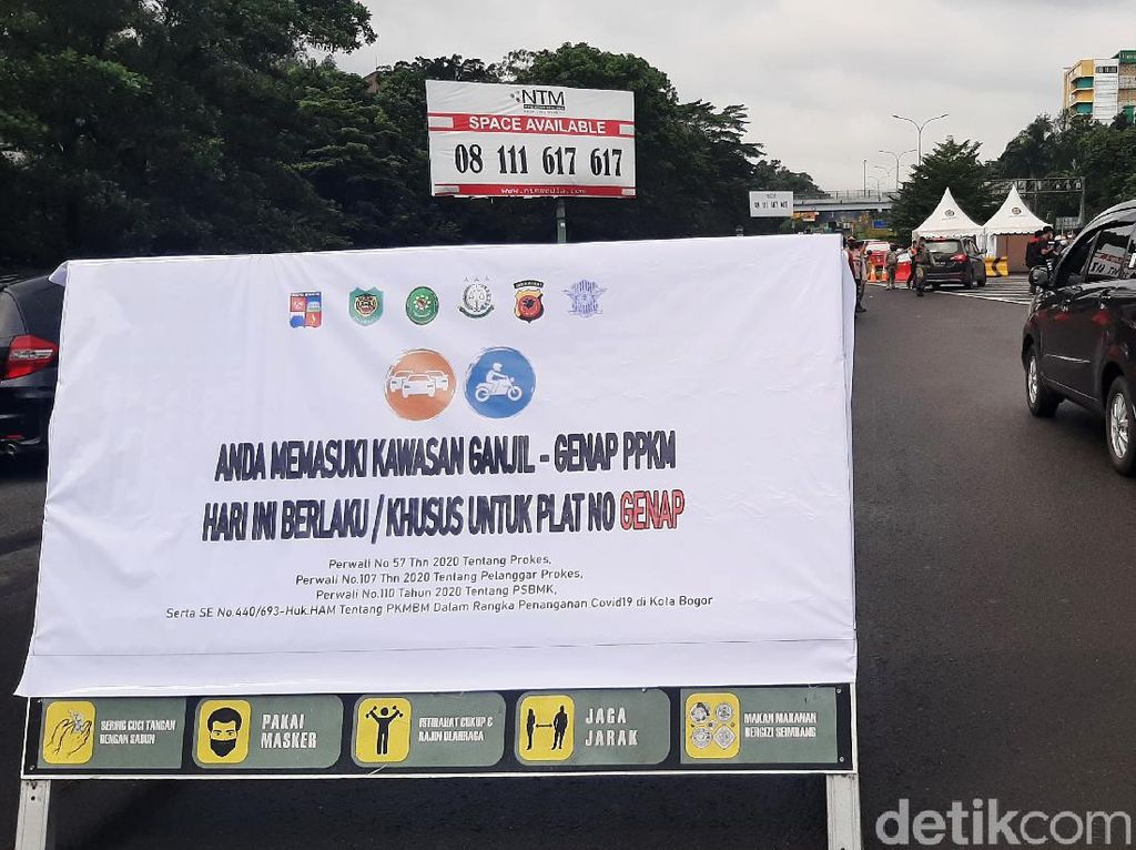 Tak Ada Ganjil Genap di Kota Bogor, Polisi Terjunkan Tim Antisipasi Kerumunan Tak Ada Ganjil Genap di Kota Bogor, Polisi Terjunkan Tim Antisipasi Kerumunan