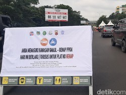 Catat! Ini Titik Pos Sekat Ganjil Genap di Kota Bogor