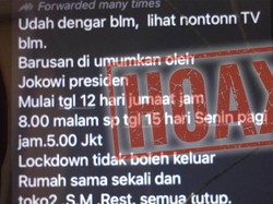 DKI Jakarta Lockdown Total 12-15 Februari Dipastikan Hoax, Ini Faktanya