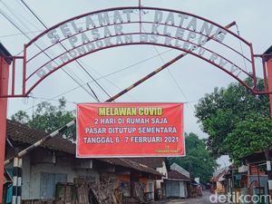 Pasar Klepu, Satu-satunya Pasar di Klaten yang Tutup Jateng di Rumah Saja Pasar Klepu, Satu-satunya Pasar di Klaten yang Tutup Jateng di Rumah Saja