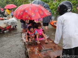 Banjir di Pekalongan Makin Tinggi, Pengungsi Bertambah Jadi 960 Orang