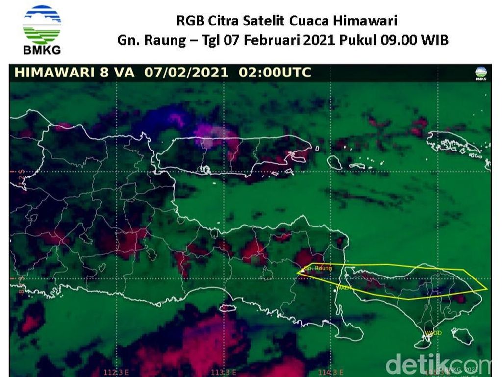 BMKG Banyuwangi Sebut Sebaran Abu Gunung Raung Menyebar hingga ke NTB BMKG Banyuwangi Sebut Sebaran Abu Gunung Raung Menyebar hingga ke NTB
