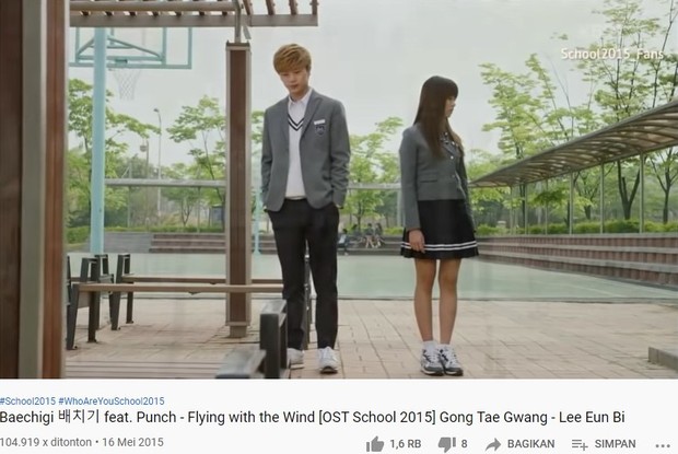 Fly With the Wind - Baechigi Ost drama Korea School 2015Foto:youtube/UC0uPSptz5W0RTFe8Veq7F_A