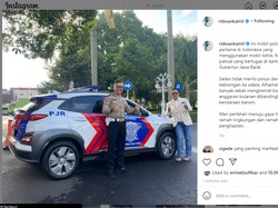 Pamer Mobil Listrik Polisi, Ridwan Kamil: Ramah Lingkungan-Penghasilan