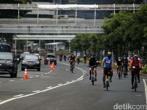 Suara Warga Ibu Kota soal Jalur Sepeda Permanen di Jakarta