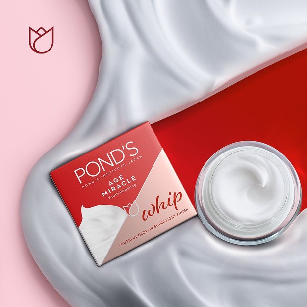 Pond’s Youth Boosting Whip Cream/instagram.com/pondsindonesia Pond’s Youth Boosting Whip Cream melembapkan kulit dengan formula tidak lengket/instagram.com/pondsindonesia