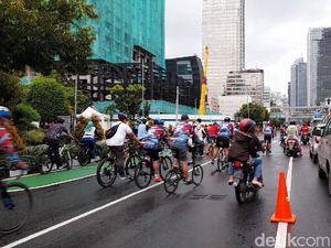 Soal Sanksi Keluar Jalur Permanen, Pesepeda: Sanksi Juga Pemotor Masuk Jalur