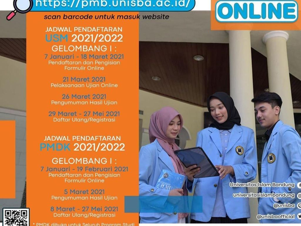 Unisba Buka Kuota 2.800 Mahasiswa Baru, Ada Jalur Hafidz Quran Unisba Buka Kuota 2.800 Mahasiswa Baru, Ada Jalur Hafidz Quran