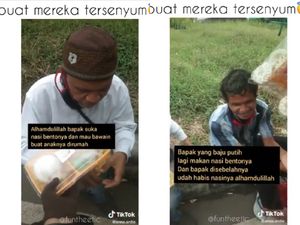 Inpiratif! Wanita Ini Rutin Berbagi Makanan untuk Orang yang Membutuhkan