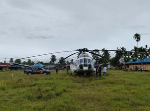 Cuaca Buruk, Helikopter Tujuan Timika Mendarat Darurat di Jayapura