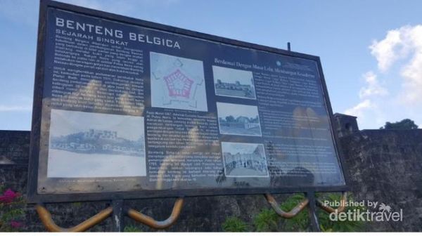 Benteng di Maluku Ini Tampak Seperti Pentagon di AS