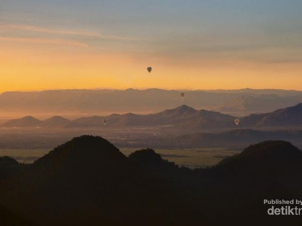 Bukan Cappadocia, Ini Balon Terbang dari Bukit Cumbri