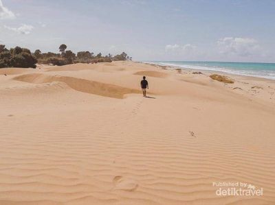 Bukan di Timur Tengah, Ini Gurun Pasir di NTT