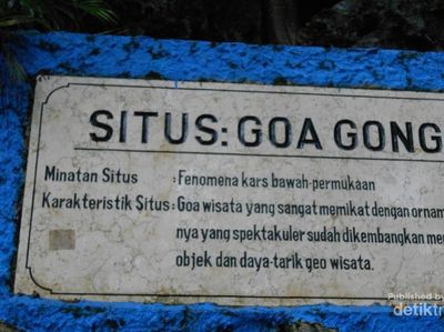 Bukan Gelap Tapi Punya Aneka Warna Cantik, Ini Goa Gong di Pacitan
