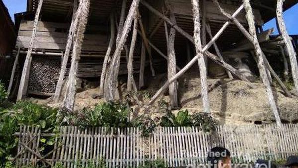 Foto: Rumah-rumah Unik di Kampung Tua Bitombang