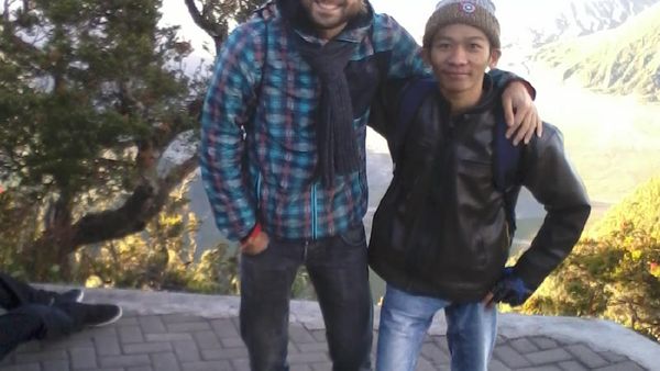 Gaul Bareng Bule di Bromo