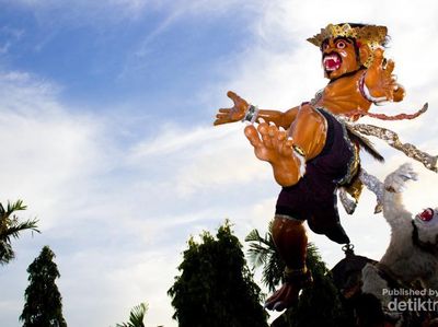 Kerennya Raksasa di Parade Ogoh-Ogoh Bali