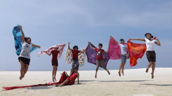 Memotret Model Cantik di Karimunjawa