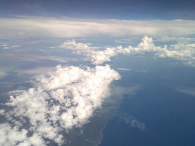 Mengabadikan Potret Langit Jayapura-Jakarta