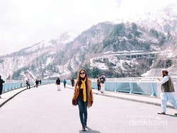 Mengagumi Alpine Route Jepang di Musim Semi, Membelah Gunung
