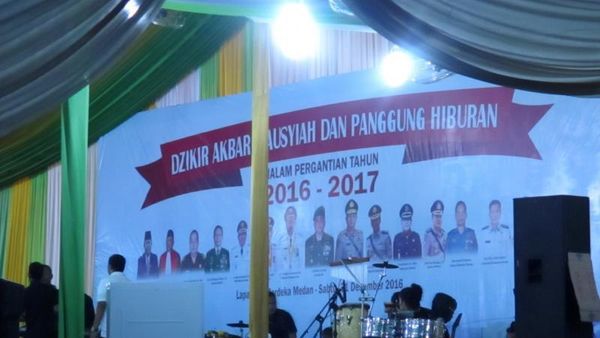 Mengenang Meriahnya Perayaan Tahun Baru 2017 di Medan