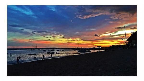 Olah Gambar Sunset yang Memesona