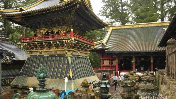 Potret Altar Shogun Tokugawa di Jepang