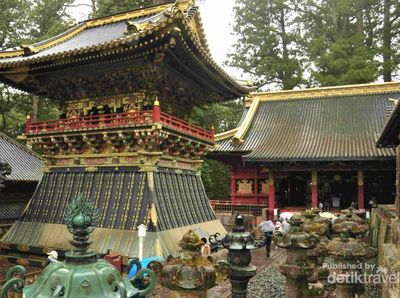 Potret Altar Shogun Tokugawa di Jepang