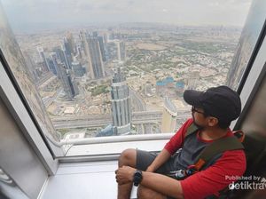 Potret Cantik Dubai Dari Burj Khalifa