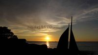 Saat Senja, Langit Makassar bak Lukisan Surga