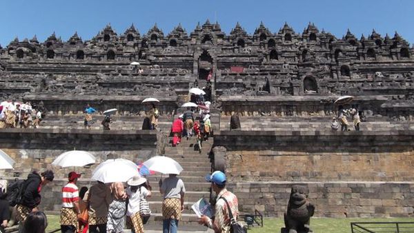 Sudut-sudut Cantik Candi Borobudur